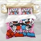 thumbnail image 5 of Cuphead Conjunto de sábanas temático, trío de piezas, cómodo y amigable con la piel, diseño único, regalo de decoración para el hogar para familiares, amigos y fans,140cm *210cm, 5 of 6