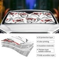 thumbnail image 5 of Disketp Windshield Sun Shade, Car Sun Shade For Front Window Monkey Sunshades Sun Visor Protector Blocks Uv Rays Foldable, 5 of 9