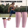 thumbnail image 2 of Calf Compression Sleeves for Pain Relief & Leg Support, Breathable Nylon Running Gear for Men Women, Cycling, Fitness & Post-Exercise Recovery, 2 of 8