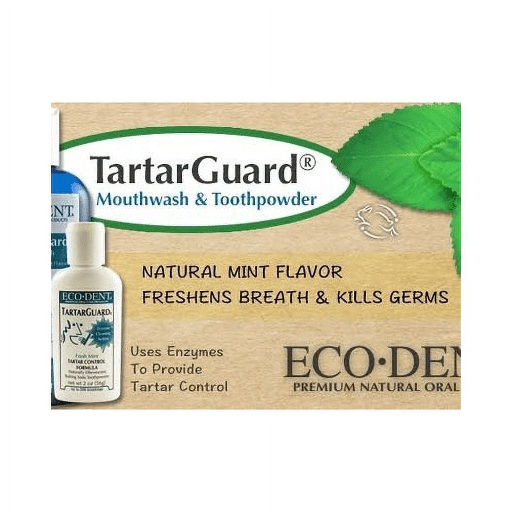 Eco-Dent Tartar Guard Baking Soda Toothpowder, Fresh Mint, 2 oz, 2-Pack