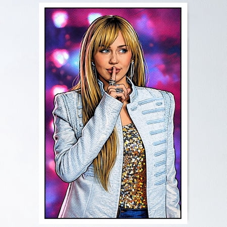 Pop Star Character Anniversary Tribute Childhood Nostalgia Wall Art Unframed Canvas