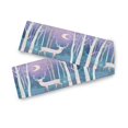 thumbnail image 7 of Yayeee Table Runner 70 inches Long Home Kitchen Dinning Party Decoration, Purple Night Deer, 7 of 7