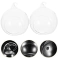 thumbnail image 4 of Transparent Glass Globe Terrarium for Home Hanging Air Plant Display 2pcs, 4 of 9