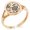 Rose Gold, variant on Stainless Steel Ivy Branch Kamon Crest Minimalist Oval Top Polished Statement Signet Ring