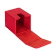 thumbnail image 5 of Vault X Trading Card Toploading Deck Box, 80+ sleeved cards, Premium Exo-Tec Material, Card Holder Storage Box, Magnetic Lid, for MTG Commander, TCG (Red), 5 of 8