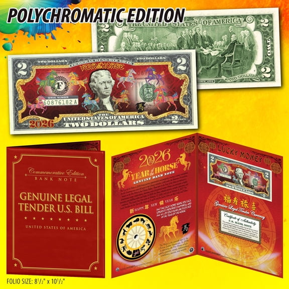 2026 Polychromatic Year of the Horse Deluxe 8x10 Folio