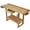 Natural + Rubber Wood#2, variant on 55-Inch Wood Workbench for Garage Workshop with 7-Inch Vise, Rubber Wood Top, 330 lbs Capacity, Natural