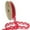 Red, variant on 3/8" Vintage French Lace Ribbon Trim Red 5yd