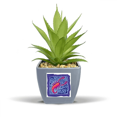 thumbnail image 1 of Constellation Scorpio Mexicon Culture Engraving Fake Pineapple Flower Pot Vase Mini Decor, 1 of 3