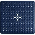 thumbnail image 1 of Alfombrilla de ducha Yimobra, antideslizante, 53 x 53 cm, color azul marino, 1 of 6