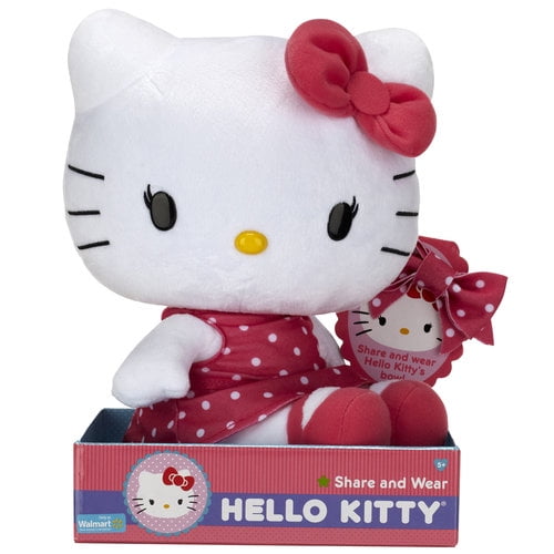 Hello Kitty Pretty In Pink Large Plush Doll Walmart Com Walmart Com