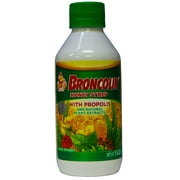Broncolin Honey Syrup with Propolis, Dietary Supplement Cough Syrup, 11.4 oz