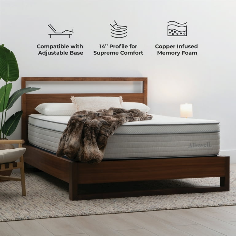 The Allswell Supreme 14 Bed in a Box Hybrid Mattress, Twin