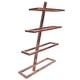 thumbnail image 3 of Estante para vino, soporte rústico para vino montado en la pared, estante para vino montado en la pared, diseño elevado, 3 of 8