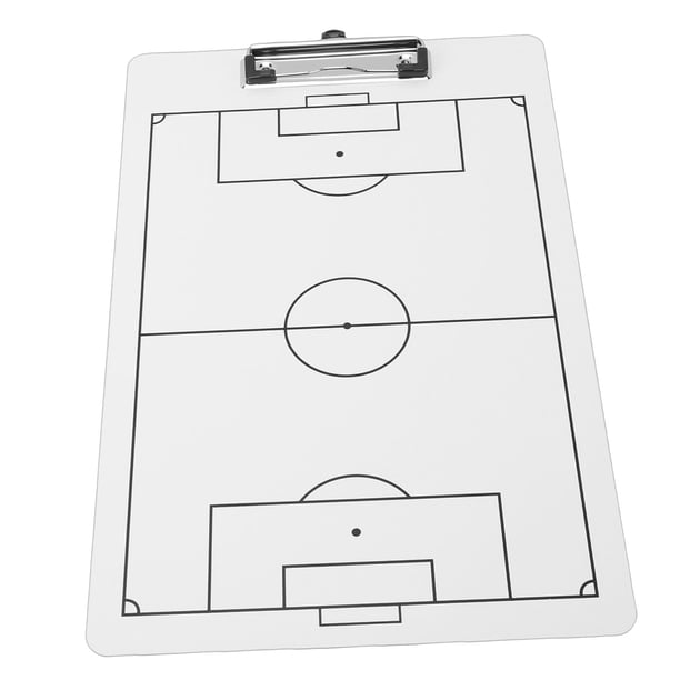 Tablero De Borrado En Seco De Fútbol De Estrategia, Portapapeles De Fútbol De PVC De Dibujo Fácil Para Demostración De Estrategia De Entrenamiento
