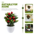 thumbnail image 6 of FRCOLOR  Garden Small Fake Plant Vibrant Decor Artificial Fruit Tree Office, 6 of 8
