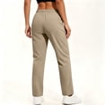 thumbnail image 5 of Horkkom Hiking Pants Women Elastic Waist Drawstring Joggers Workout Casual Travel Pants with Pockets XL, 5 of 9