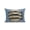 Blue, variant on Fall Maple Leaf Outdoor Throw Pillow with Insert, 16"x16" Rustic Minimalist Orange Brown Textile Texture Waterproof Decorative Square Patio Pillows for Outside Furniture, Sofa, Porch, Garden