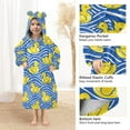 thumbnail image 4 of joogoo Wearable Blanket Hoodie for Ducks on Wavy Oversized Sherpa Hooded 3-14 YR M, 4 of 7