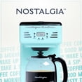 thumbnail image 6 of Nostalgia Retro Coffee Maker, 12-Cup Programmable Vintage Coffee Machine with Anti-Drip Carafe, Aqua, 6 of 7