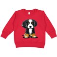 thumbnail image 2 of Inktastic Bernese Mountain Dog Toddler Sweatshirt, 2 of 4