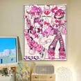 thumbnail image 2 of Tela de fondo de la serie Kawaii Sanrio Punk, tapiz de dibujos animados lindo, decoración para dormitorio de niña, tela colgante, 2 of 4