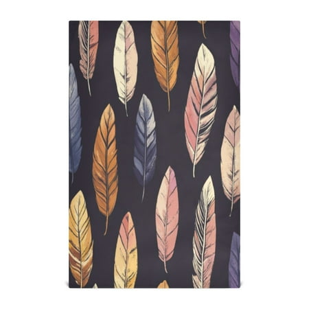

Kitchen Towel 28x18 Inches x4，Plate Towel Decorative Towel Napkin Tea Towel Tea Towels For Kitchen Dish Cloths & Dish Towels Pretty Colorful Feathers
