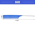 thumbnail image 4 of Vocoste Wide Tooth Hair Brush Tail Comb for Home Use Styling Comb Plastic Blue, 4 of 7