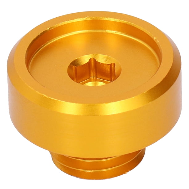Tapa de llenado de aceite de motor de aleación de aluminio, cubierta de tapón de tornillo compatible con Honda ARX1200 CB1000 CB1000RGold Jadeshay A