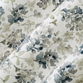 thumbnail image 3 of Sun Zero Bryant 2-Piece Textured Thermal Insulated Floral 100% Blackout  Grommet Top Curtain Panel, Blue Floral, 37.0”W x 108"L, 3 of 8