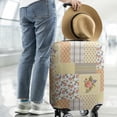 thumbnail image 2 of Pioneer Flower Floral Print Pattern Luggage Cover Fashion Suitcase Cover Baggage Covers Fit 25-28 Inch Luggage (Go Travel), 2 of 5