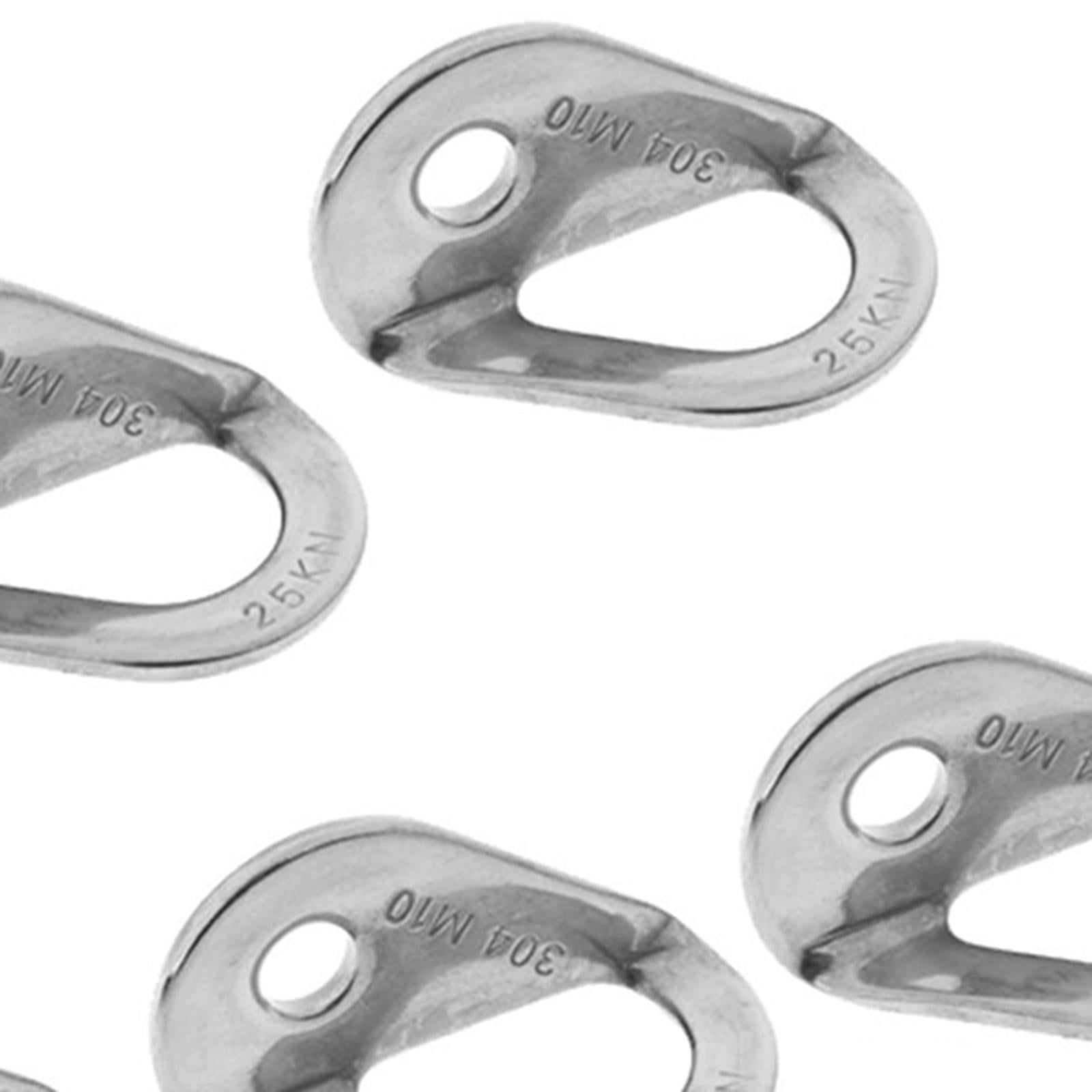 10 Pieces Rock Climbing Hanger M10 for Rappelling Outdoor Hiking