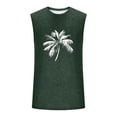 thumbnail image 2 of Tanque Deportivo de Cuello Redondo de la Impresión de la Moda Casual de los Hombres, Blusa de Poliéster sin Mangas para el Uso Diario Casual Al Aire Libre, 2 of 5