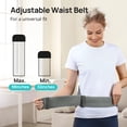 thumbnail image 6 of Heating Pad for Back Relief, 45" x 10" Electric Heating Pads for Cramps with 4 Heat Settings, 2H Auto Shut-Off, Large Heating Pad Wrap for Cramps, Waist, Lumbar, Abdomen, Washable, Gray, 6 of 7