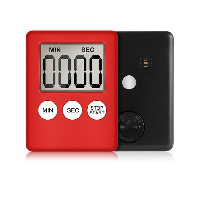 Grande Minuterie de Cuisine Numérique Lcd pour Cuisson, Compte à Rebours, Réveil Magnétique, 1x Réveil en Liquidation