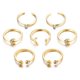 thumbnail image 1 of Anillos Bohemios Vintage, Conjunto De Anillos Para Nudillos, Conjunto De Anillos De Diamantes, Conjunto De Anillos De Tobillo Para Mujeres Y Niñas 7 Unids Sweethay AP006771-02, 1 of 6