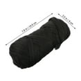 thumbnail image 2 of CTIRCHIU Fil d'Extension de Cheveux 2 Rouleaux Polypropylène Noir pour Femmes Enfants Non Réfléchissant Non Dommageable Coiffant, 2 of 6