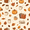 Fall Beige Pumpkin, variant on FORMRS Boys Pajama Pants with Pockets Size 6-8Y Kids Lounge Sleep Bottoms, Orange Fall Pumpkin
