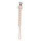 thumbnail image 4 of Silicone Teether, Sooth Stainless Steel Buckle Soft Baby Pacifier Bead Chain  For Biting ANGGREK Rosa, 4 of 8