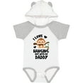 thumbnail image 3 of Inktastic Monkey I Love Hanging out with My Daddy Boys or Girls Baby Bodysuit, 3 of 5