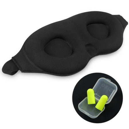 Sleep Mask By Sonvera With Silicone Ear Plugs Breathable Sleep Mask By Sonvera With Silicone Ear Plugs Breathable Contoured Eye Comfort