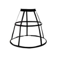 thumbnail image 4 of BLESIYA Cage Hoop Skirt Petticoat Crinoline Pannier Petticoat for Party Prom Cosplay Black, 4 of 8