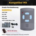 thumbnail image 3 of 4PCS Garage Door Remote Control mitter for HORMANN HSM4-868 HSE2-868 HS4-868 HSM2-868 868MHz Ga, 3 of 5