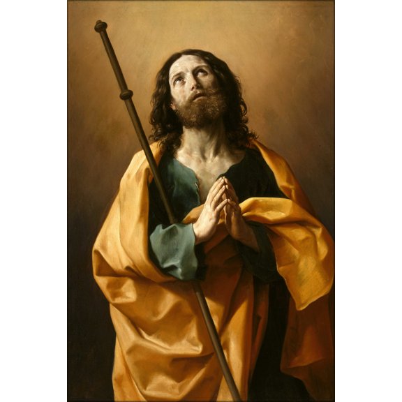 24"x36" Gallery Poster, Guido Reni - Saint James the Greater 1636-1638