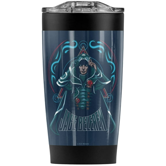 Magic The Gathering/Jace Stainless Steel Tumbler 20 oz Coffee Travel Mug/Cup, Vacuum Insulated & Double Wall with Leakproof Sliding Lid | Great for Hot Drinks and Cold Beverages