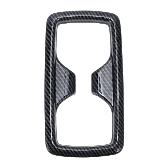 Cubierta del portavasos trasero Unique Bargains para Toyota Harrier 80 Series, recubrimiento de garnición de portavasos impermeable de la fila trasera, fibra de carbono, 1 pieza