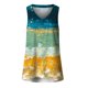 thumbnail image 3 of ICHUANYI Clearance Women's Sleeveless Summer Casual Tops V Neck Printing Sleeveless Vest Tops(Yellow, XL) ICHUANYI WER2023081203642, 3 of 3