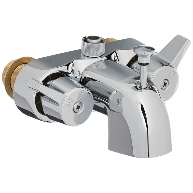 Barclay 195-S-CP Universal Tub Converto Shower Spout with Handles and F3/8-Inch Connection