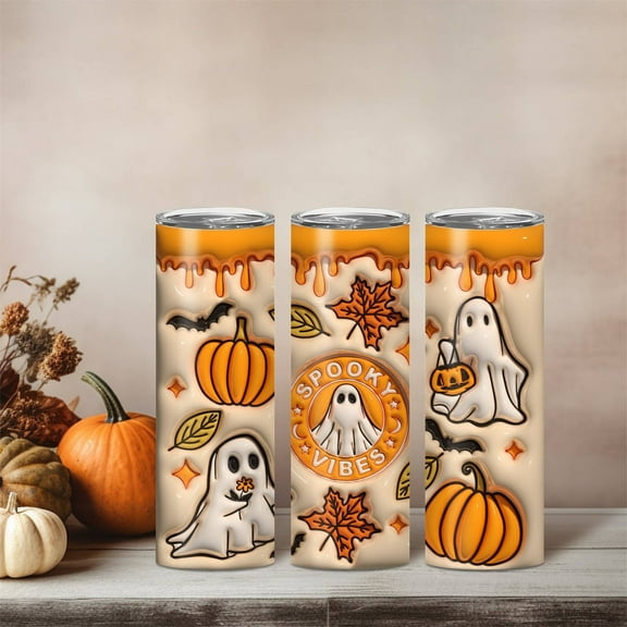 Water Bottle,Spectral Sipper: 20oz Insulated Straight Tumbler Perfect Car Cup High Style & Function