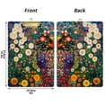 thumbnail image 5 of FORMRS Acrylic Clipboard with Low Profile Clip Standard A4 Letter Size, 12.5" x 9", White Floral Garden, 5 of 8
